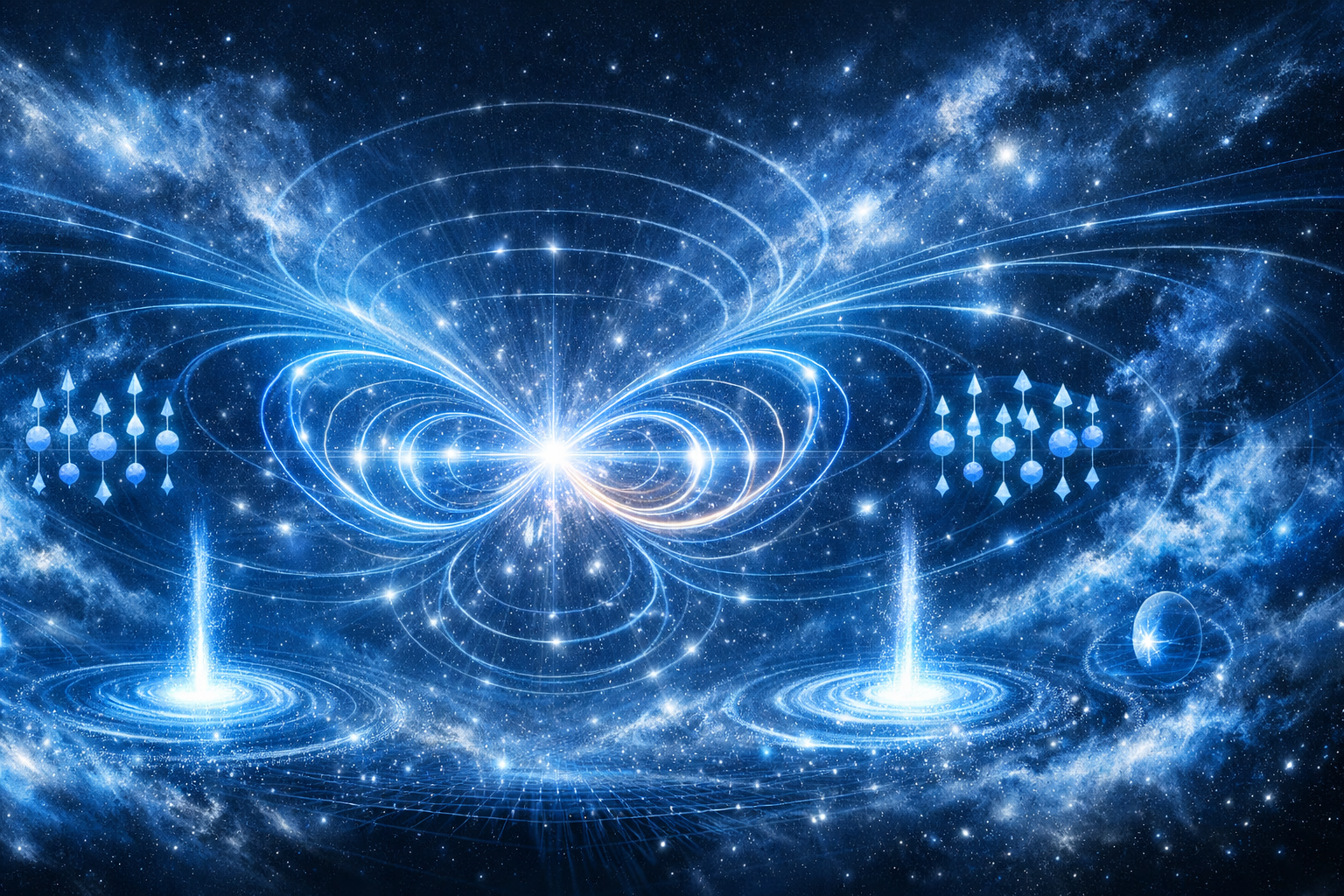 abstract magnetics AI image